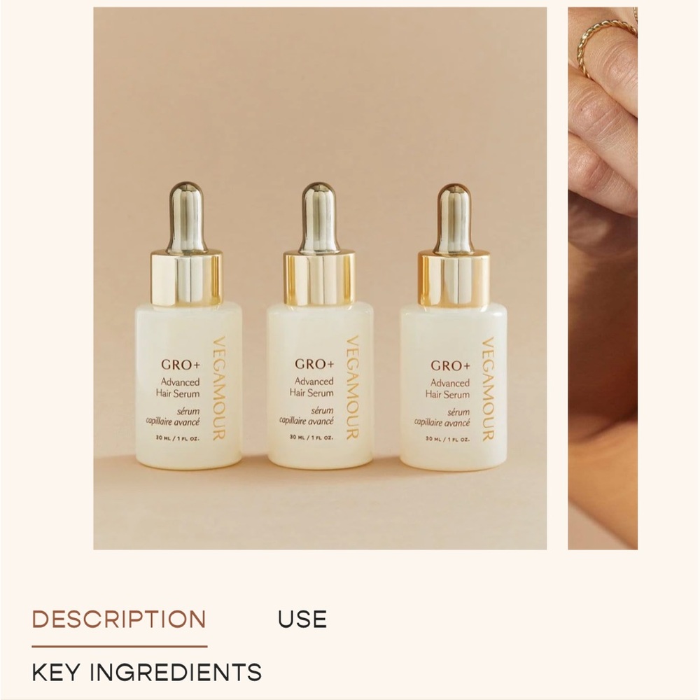 Vegamour Gro+ hair growth serum